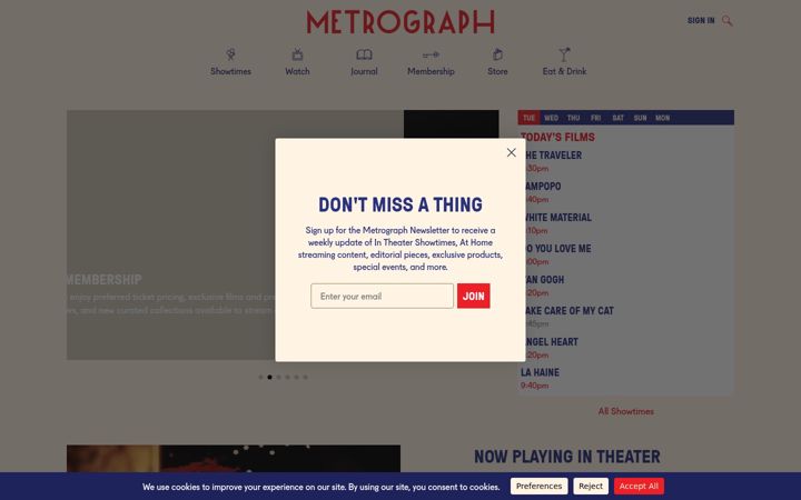 Képernyőkép: metrograph.com