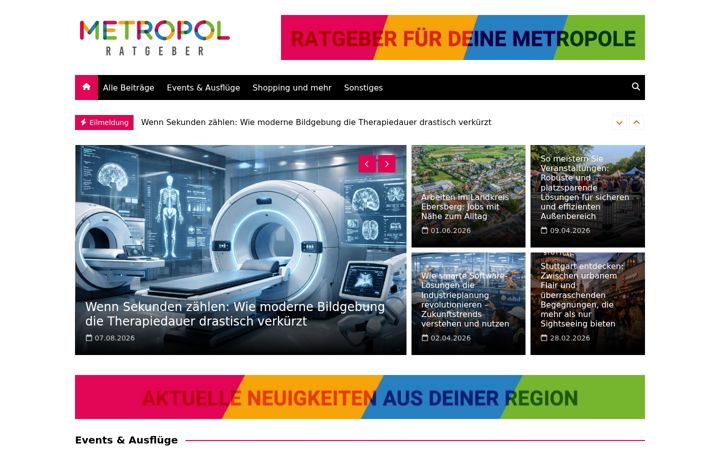 Screenshot of metropol-ratgeber.com