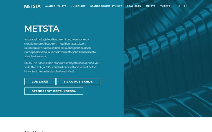 Zrzut ekranu metsta.fi