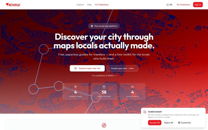 Screenshot of metviplay.com