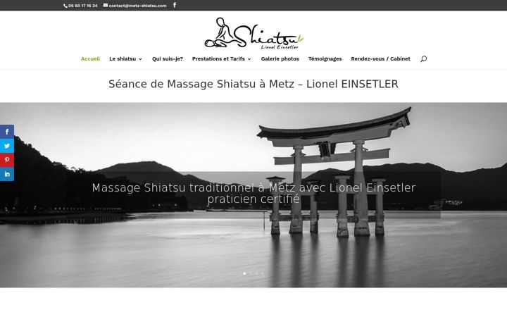 Skærmbillede af metz-shiatsu.com