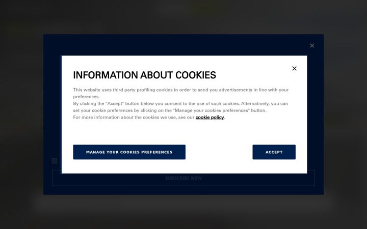 Screenshot of metzeler.com