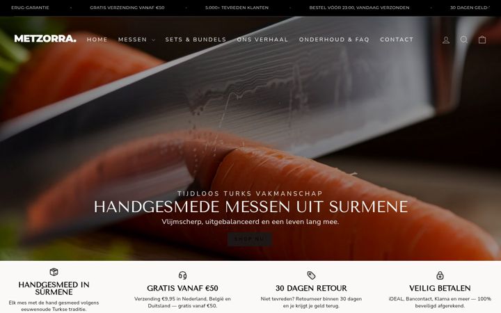 Screenshot of metzorra.com