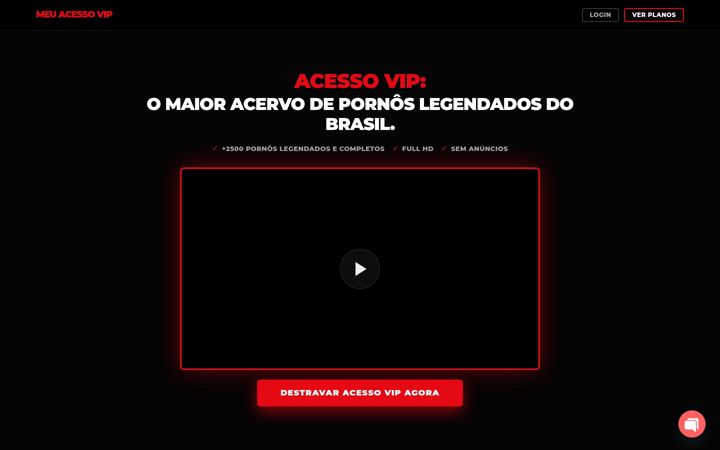 Screenshot of meuacessovip.com