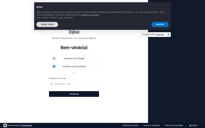 Screenshot of meuarquivodigital.com
