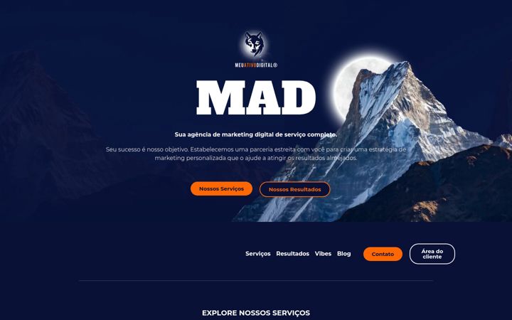 Screenshot of meuativodigital.com