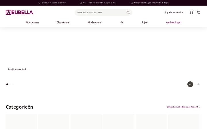 Screenshot of meubella.nl