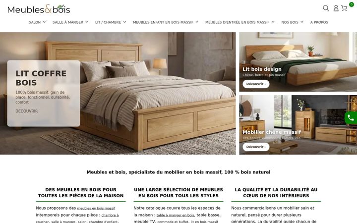Screenshot of meubles-et-bois.com