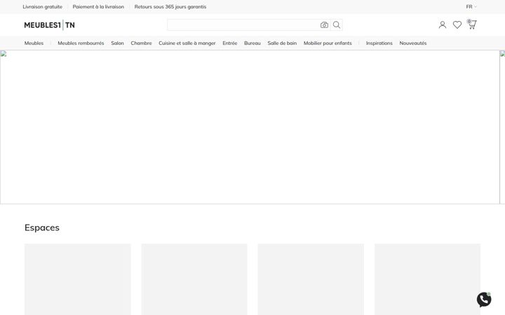 Screenshot of meubles1.tn