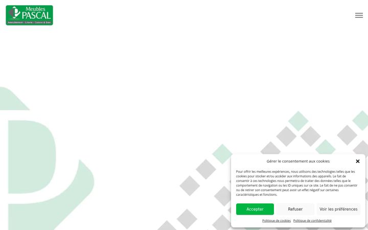 Screenshot of meublespascal.com