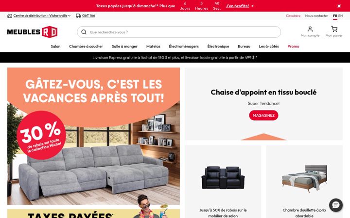 Screenshot of meublesrd.com