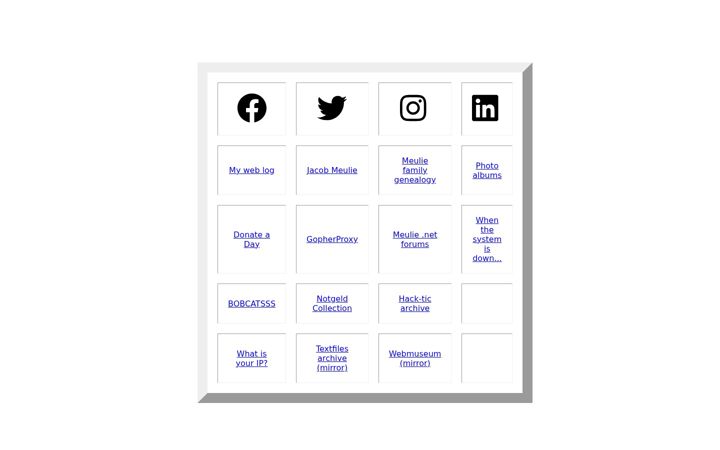 Screenshot of meulie.net