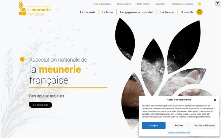 Screenshot of meuneriefrancaise.com