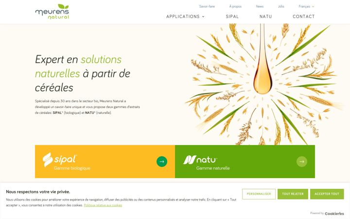 Screenshot of meurensnatural.com