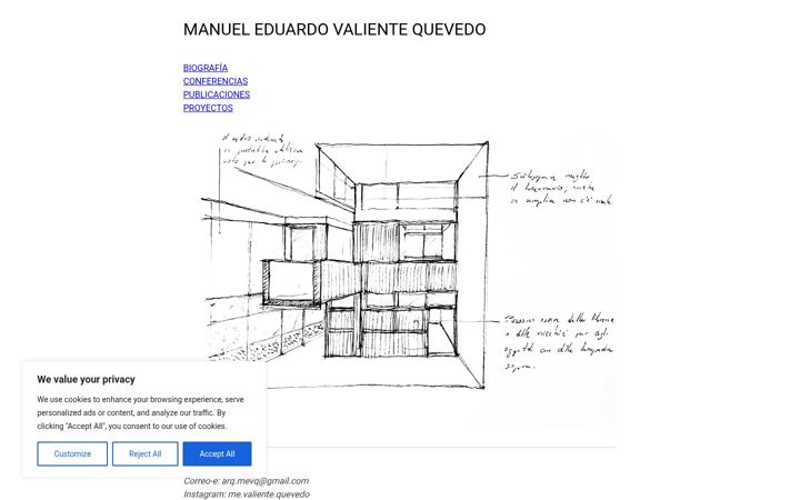 Screenshot of mevalientequevedo.com