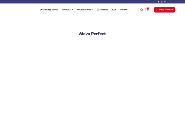 Screenshot of mevaperfect.com