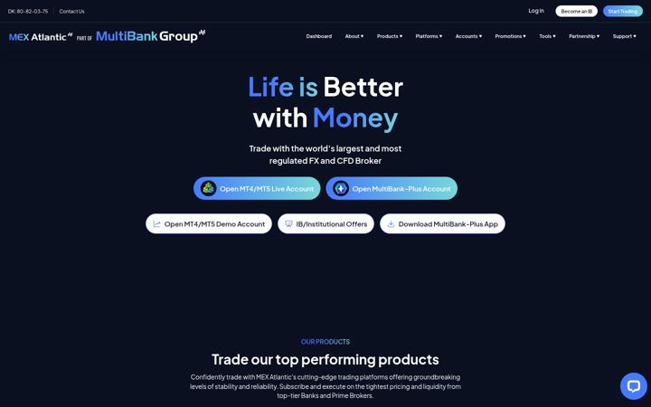 Screenshot of mexatlantic.com