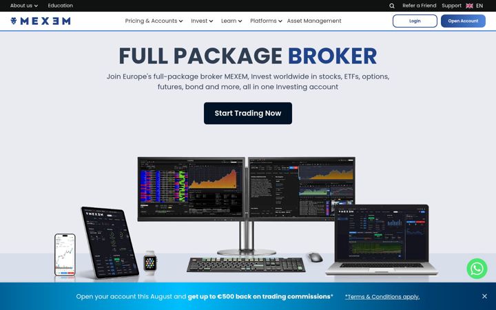 Screenshot of mexem.com