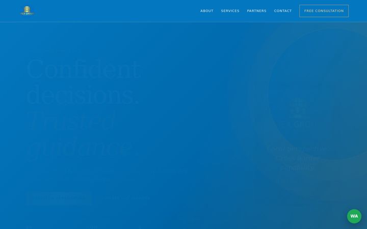Screenshot of mexgroupconsulting.com