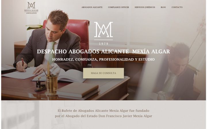 Screenshot of mexiaalgar.com