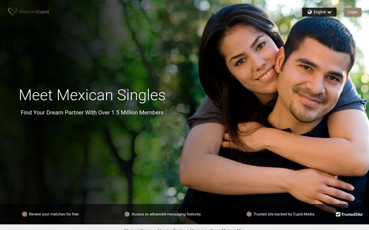 Ekraanipilt saidist mexicancupid.com