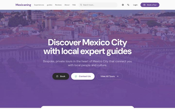 Screenshot of mexicaning.com
