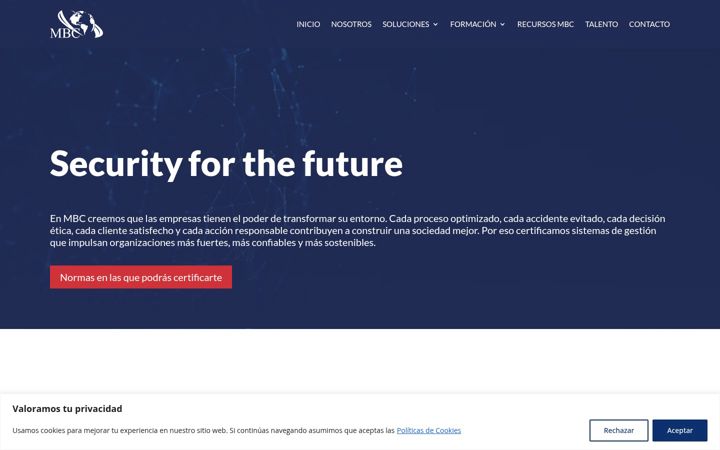 Screenshot of mexicombc.com