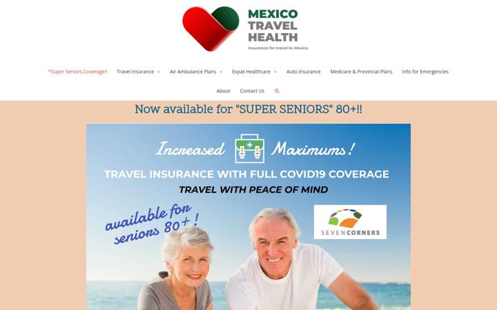 Screenshot of mexicotravelhealth.com