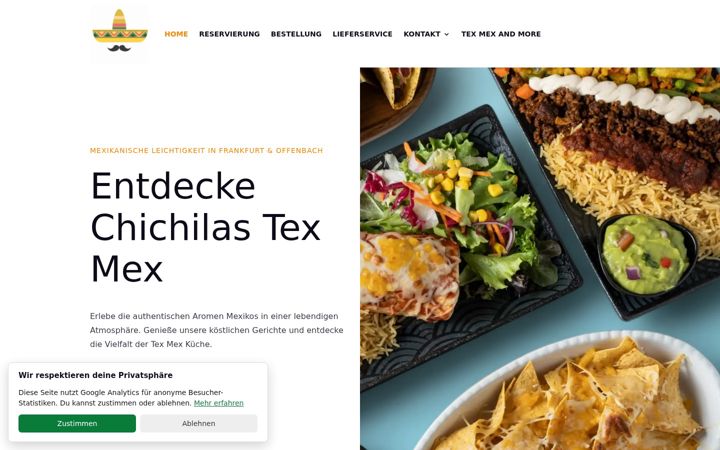 Captura de pantalla de mexikanisches-restaurant.eu