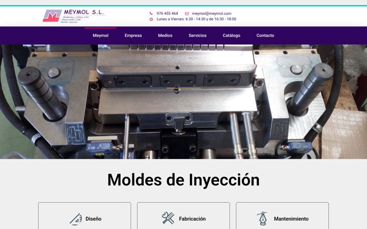 Screenshot of meymol.com