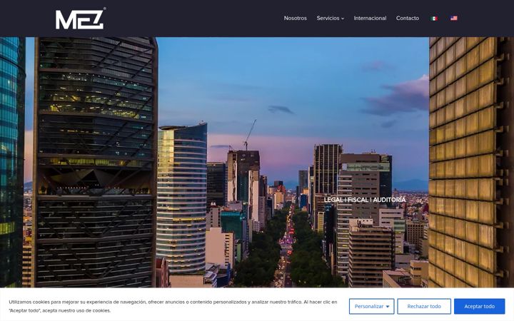 Screenshot of meztaxlegal.com