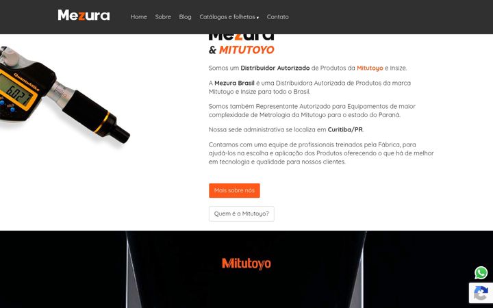 Screenshot of mezurabrasil.com