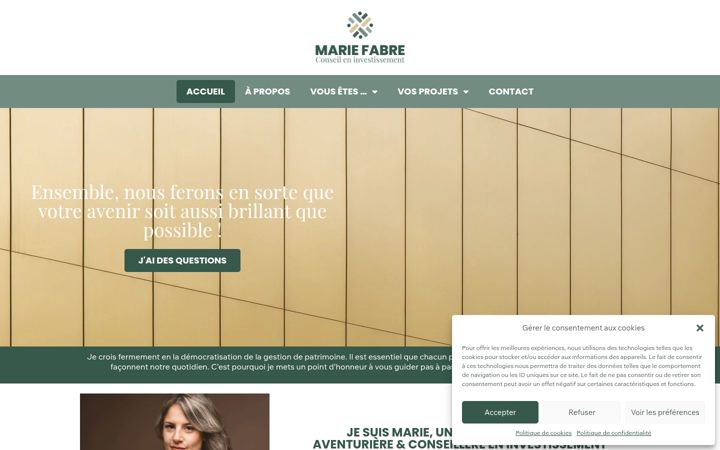 Screenshot of mf-conseil-investissement.com