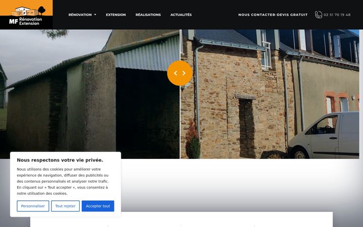 Screenshot of mf-renov-extension.com