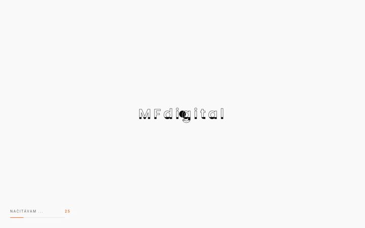 Screenshot of mfdigital.sk