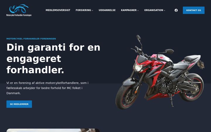 Screenshot of mff-dk.dk