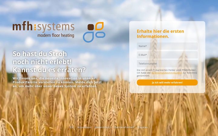 Screenshot of mfh-innovations.com
