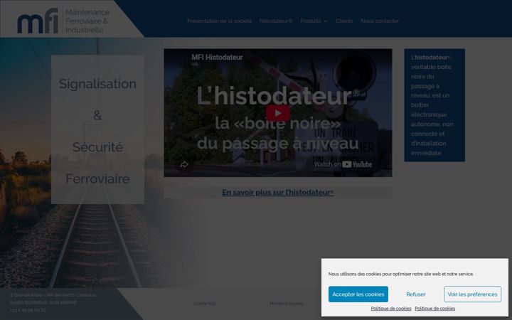 Screenshot of mfi-fr.com