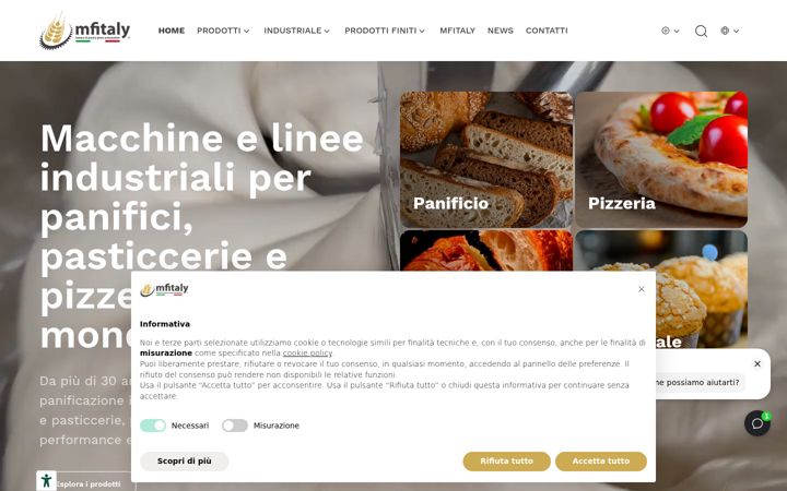 Screenshot of mfitaly.com