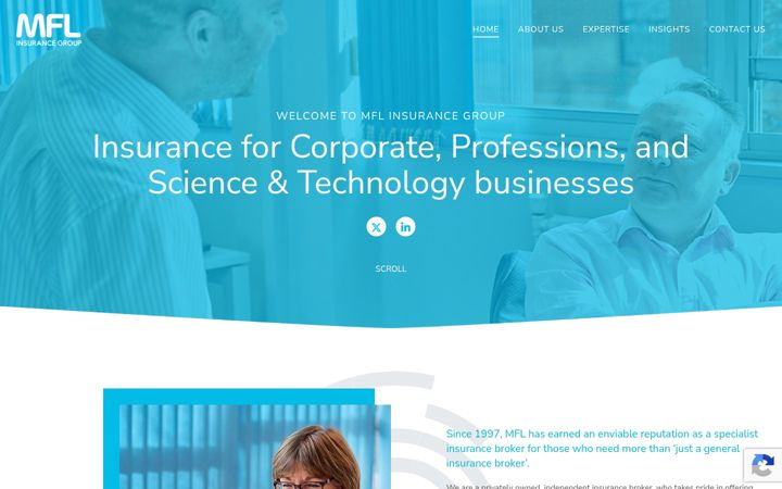 Capture d'écran de mflinsurance.com