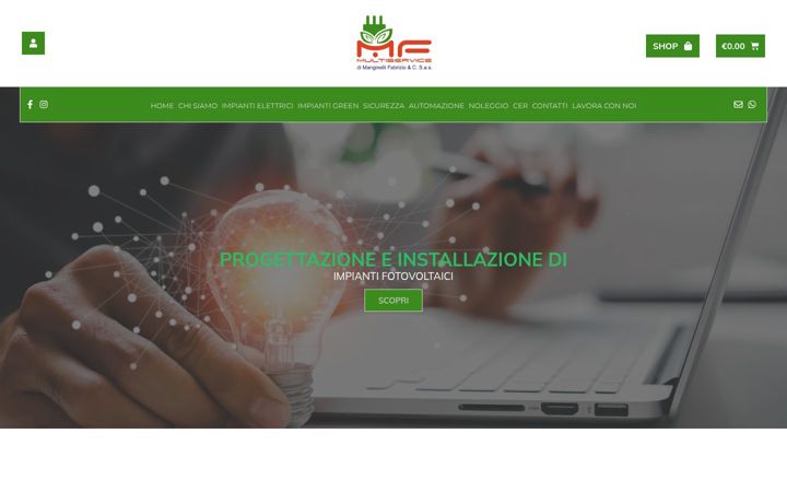 Screenshot of mfmultiservice.com