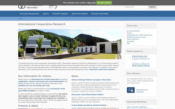 Screenshot of mfo.de