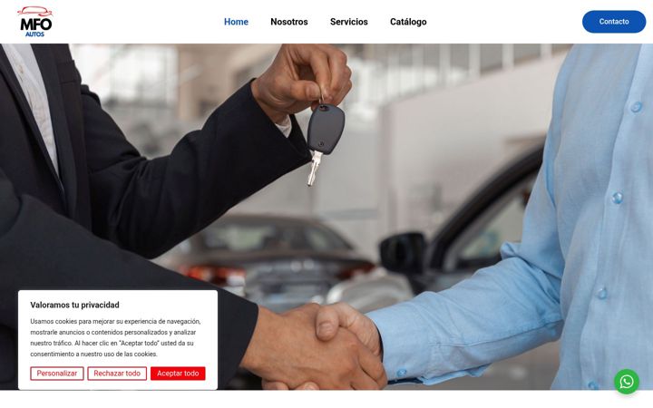 Screenshot of mfoautos.com