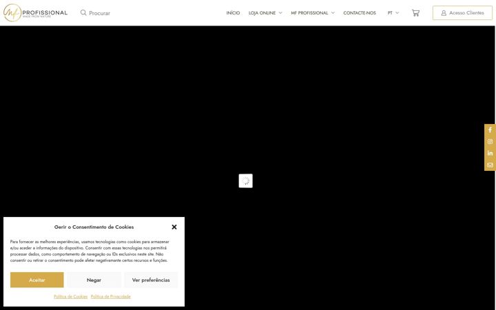 Screenshot of mfprofissional.com