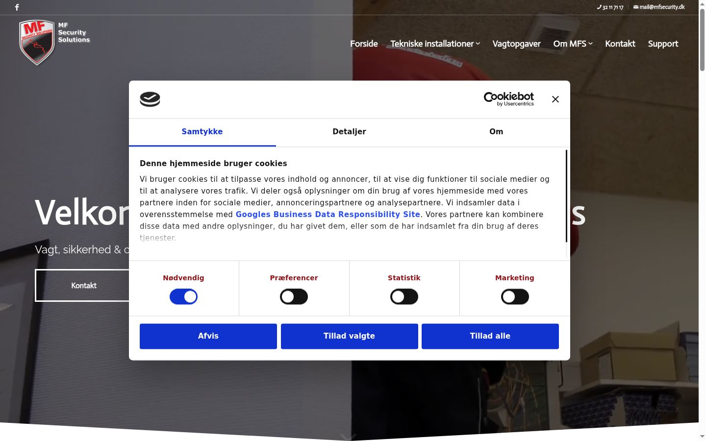 Sutikimo reklamjuostės, rodytos prieš bet kokią sąveiką, ekrano kopija