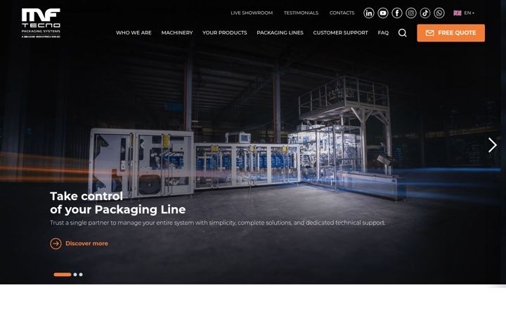 Screenshot of mftecno.com