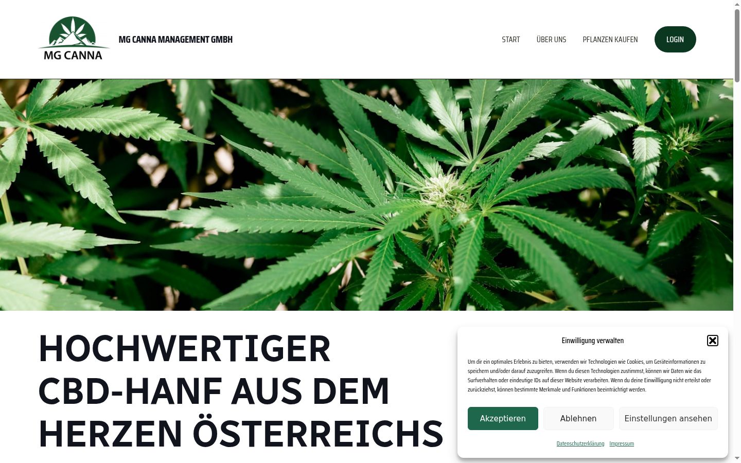 Screenshot tal-banner tal-kunsens muri qabel kwalunkwe interazzjoni