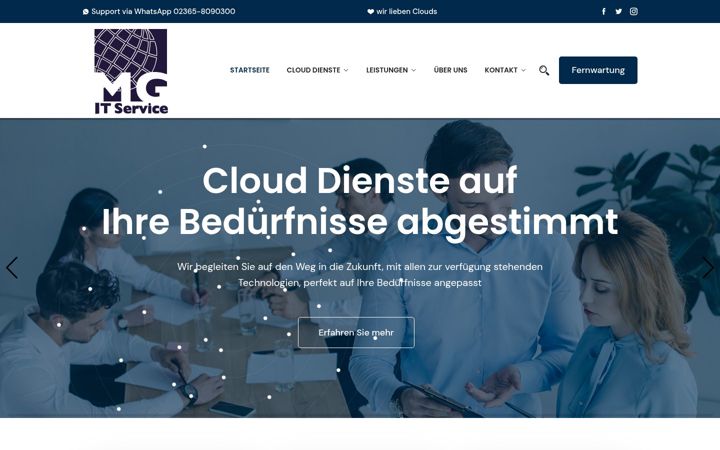Screenshot of mg-it-service.com
