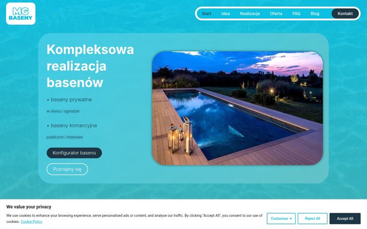 Screenshot of mgbaseny.com