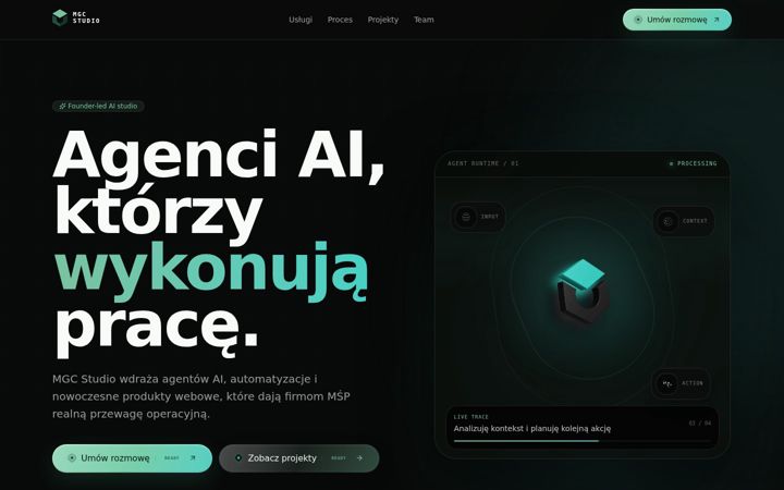 Screenshot of mgc-studio.com